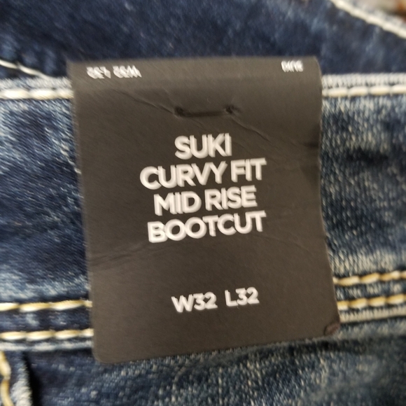 Silver Jeans Women's Dark Blue Straight Leg Jeans - Picture 4 of 5